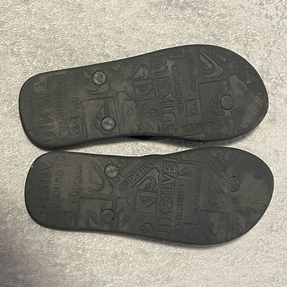 QUIKSILVER super slap flip flops size 4/5 worn only a few times VGUC - Picture 4 of 5